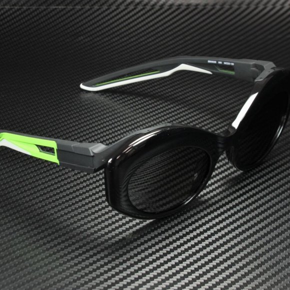 Balenciaga Women\'s Black Green and Grey Sunglasses main image 4